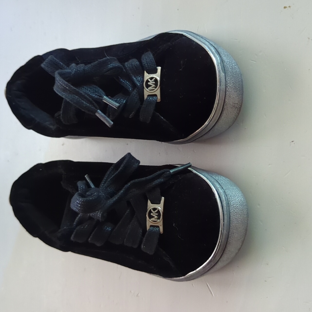 Michael Kors Black Suede Toddler Sneakers 11